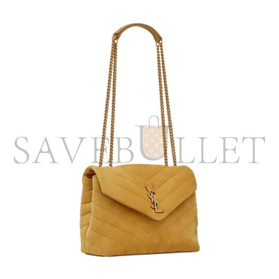 YSL LOULOU SMALL IN QUILTED SUEDE 4946991U8677314 (23*17*9cm)
