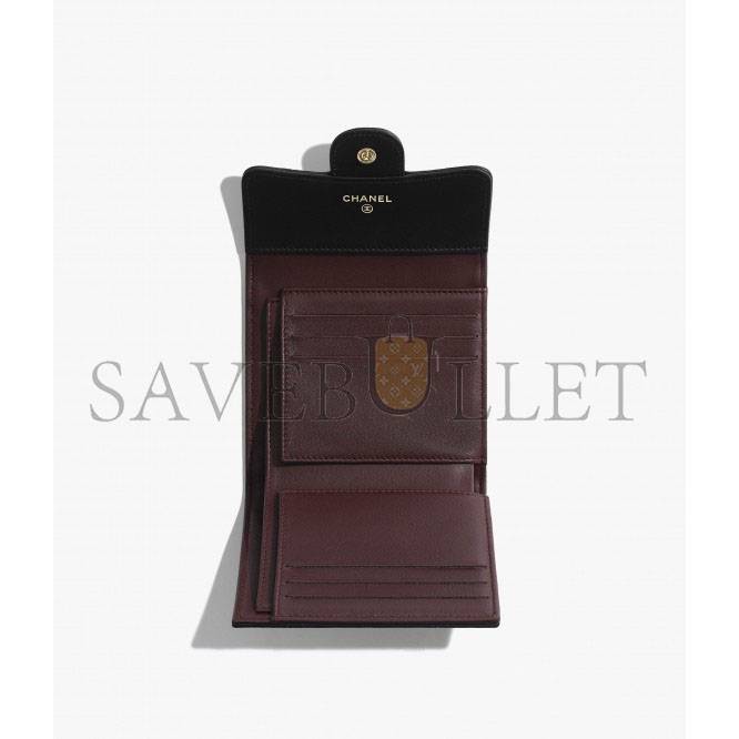 CHANEL CLASSIC SMALL FLAP WALLET GOLD HARDWARE  AP0231 Y01295 C3906 （10.5cm*11.5cm*3cm）
