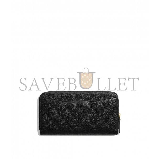CHANEL CLASSIC LONG ZIPPED WALLET GOLD HARDWARE AP0242 Y01864 C3906 (19.5*10.5*2cm) CHANEL CLASSIC LONG ZIPPED WALLET GOLD HARDWARE AP0242 Y01864 C3906 (19.5*10.5*2cm)