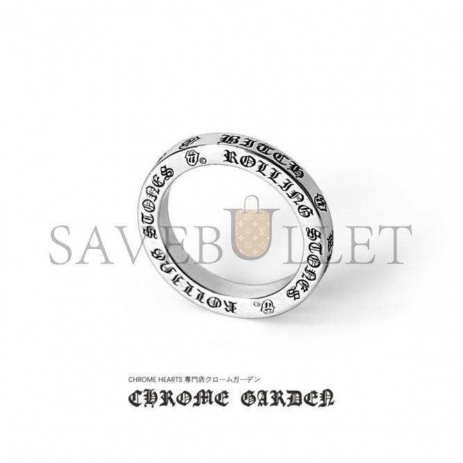 CHROME HEARTS 3MM THE ROLLING STONES B*TCH SPACER RING CHROME HEARTS 3MM THE ROLLING STONES B*TCH SPACER RING