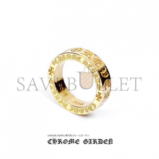 CHROME HEARTS 22K GOLD FOREVER RING (MADE TO ORDER) CHROME HEARTS 22K GOLD FOREVER RING (MADE TO ORDER)