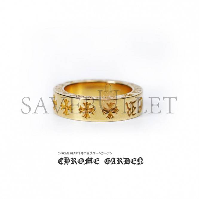 CHROME HEARTS 22K GOLD FOREVER RING (MADE TO ORDER) CHROME HEARTS 22K GOLD FOREVER RING (MADE TO ORDER)