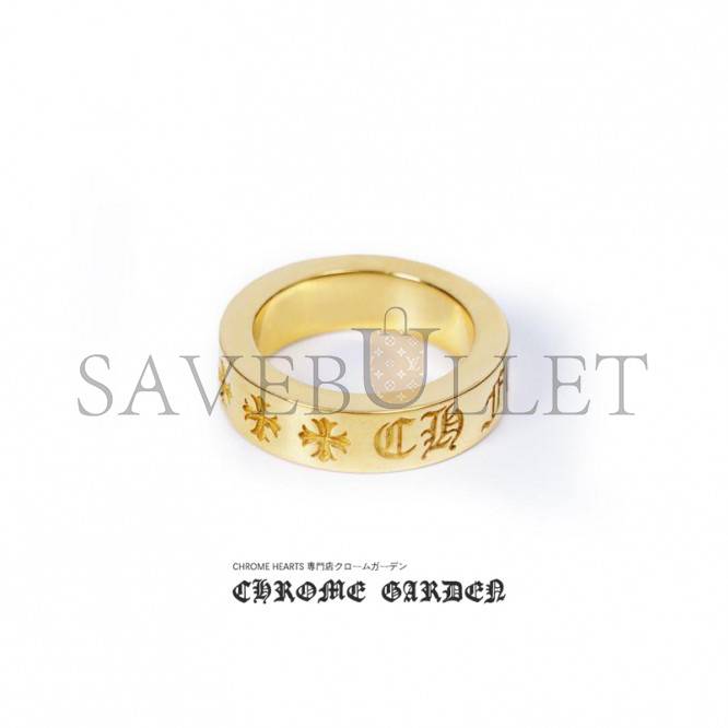 CHROME HEARTS 22K GOLD FOREVER RING (MADE TO ORDER) CHROME HEARTS 22K GOLD FOREVER RING (MADE TO ORDER)