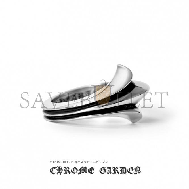 CHROME HEARTS 720 HALF CROSS TAIL RING CHROME HEARTS 720 HALF CROSS TAIL RING