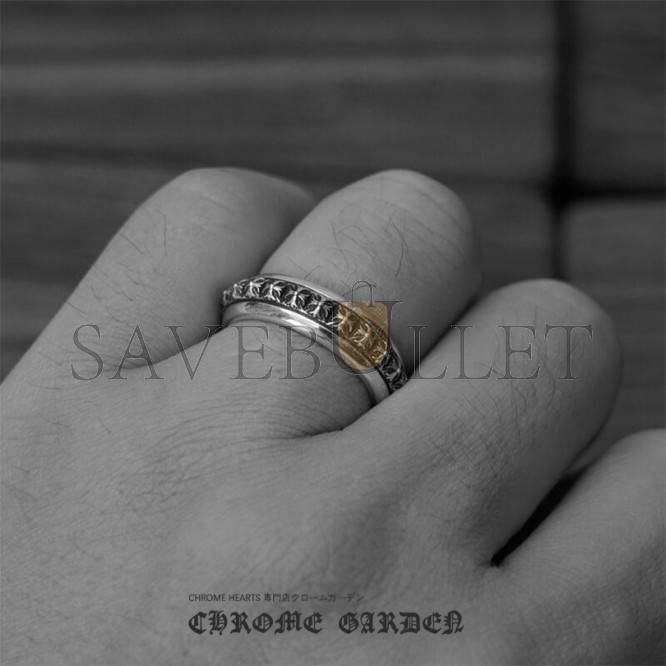 CHROME HEARTS CH PLUS PYRAMID OPEN BAND RING CHROME HEARTS CH PLUS PYRAMID OPEN BAND RING
