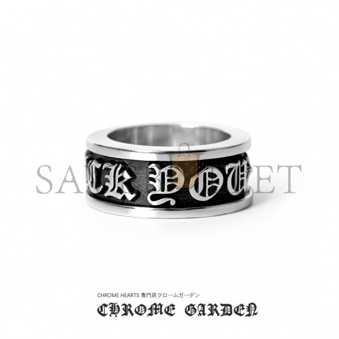 CHROME HEARTS FUCK YOU SPINNER RING CHROME HEARTS FUCK YOU SPINNER RING