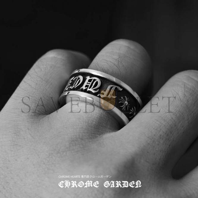CHROME HEARTS FUCK YOU SPINNER RING CHROME HEARTS FUCK YOU SPINNER RING