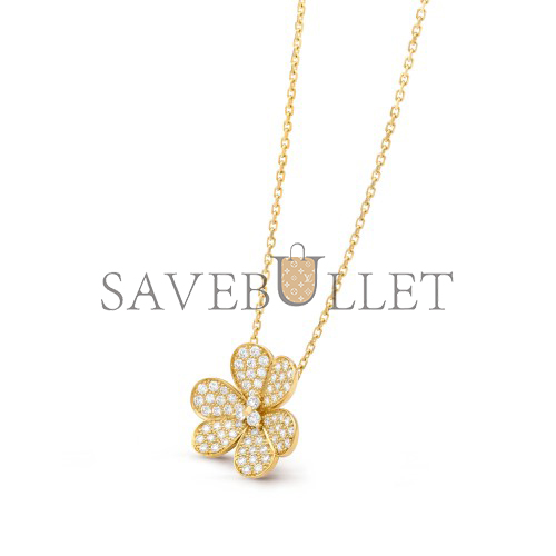 VAN CLEEF ARPELS FRIVOLE PENDANT, LARGE MODEL - YELLOW GOLD, DIAMOND VCARP0J700 VAN CLEEF ARPELS FRIVOLE PENDANT, LARGE MODEL - YELLOW GOLD, DIAMOND VCARP0J700