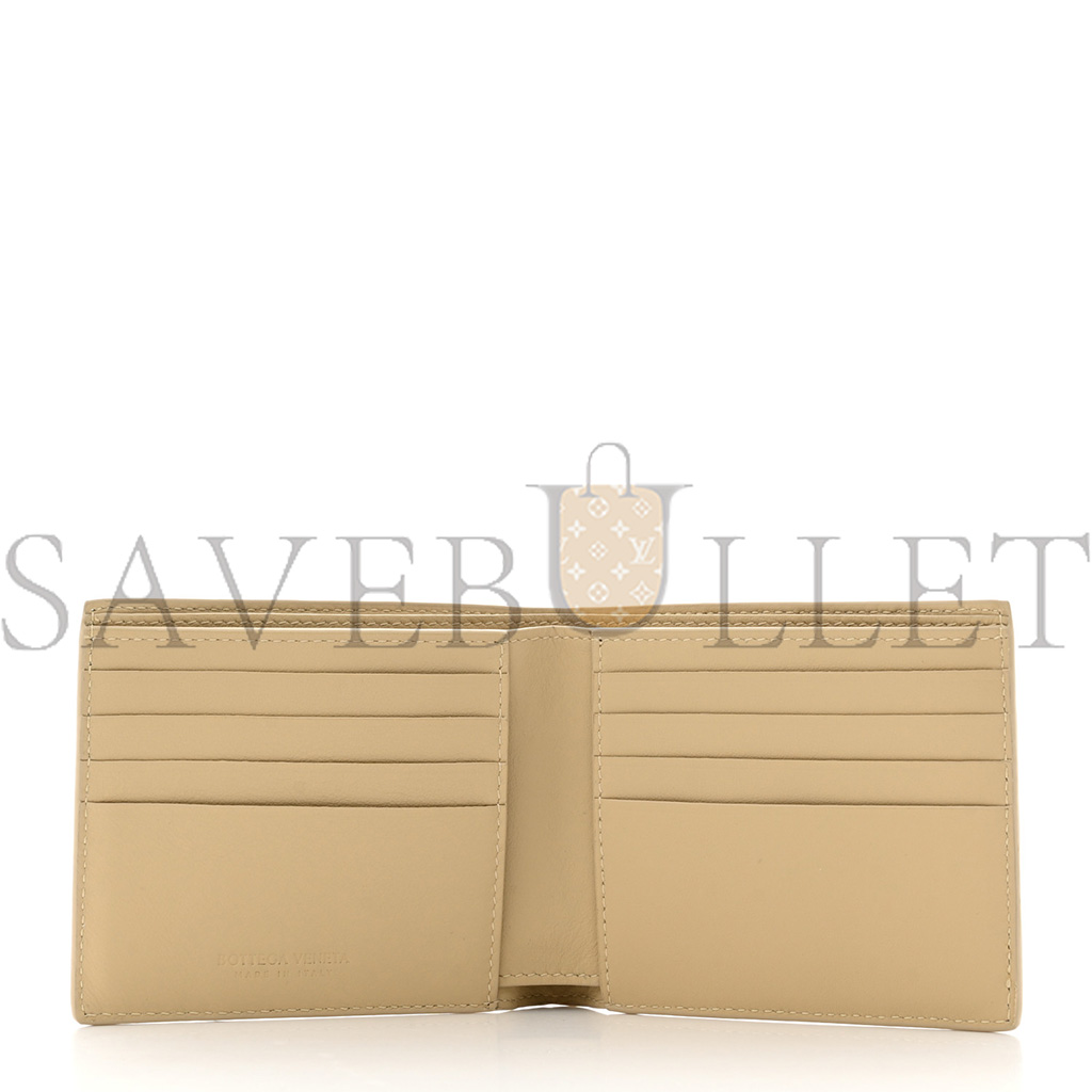 BOTTEGA VENETA NAPPA MAXI INTRECCIATO BI FOLD WALLET PORRIDGE (11*10*2cm) BOTTEGA VENETA NAPPA MAXI INTRECCIATO BI FOLD WALLET PORRIDGE (11*10*2cm)