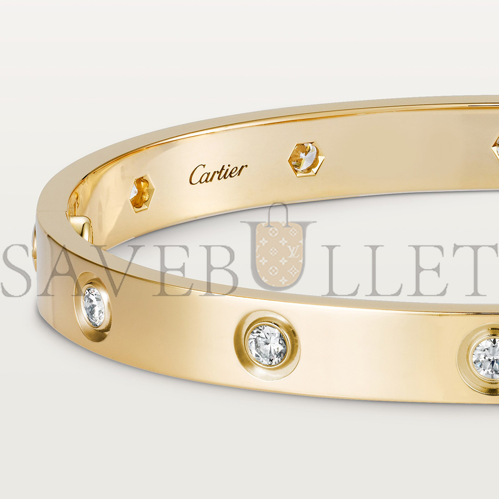 CARTIER  LOVE BRACELET, 10 DIAMONDS  B6070317