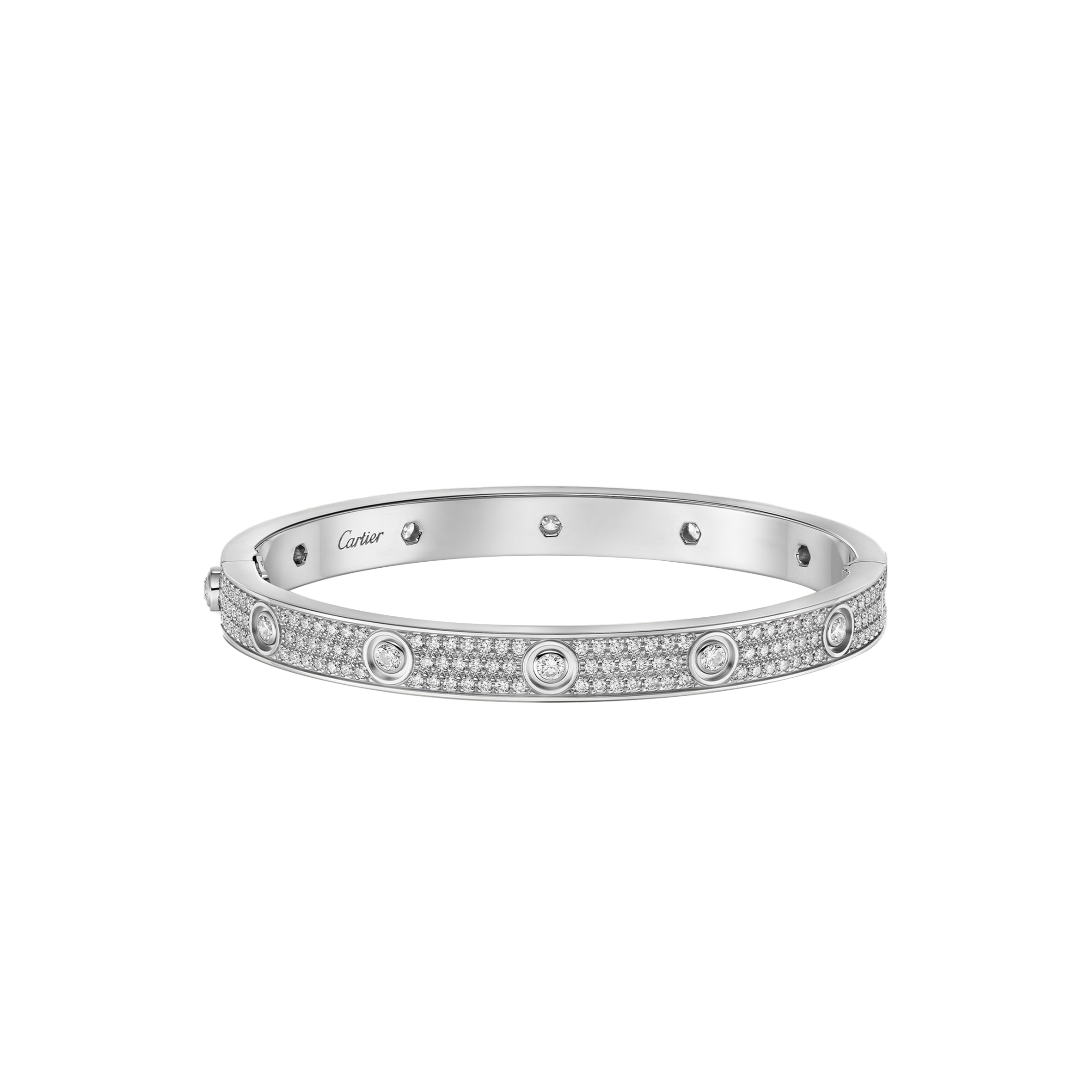 CARTIER LOVE BRACELET, DIAMOND-PAVED N6033602