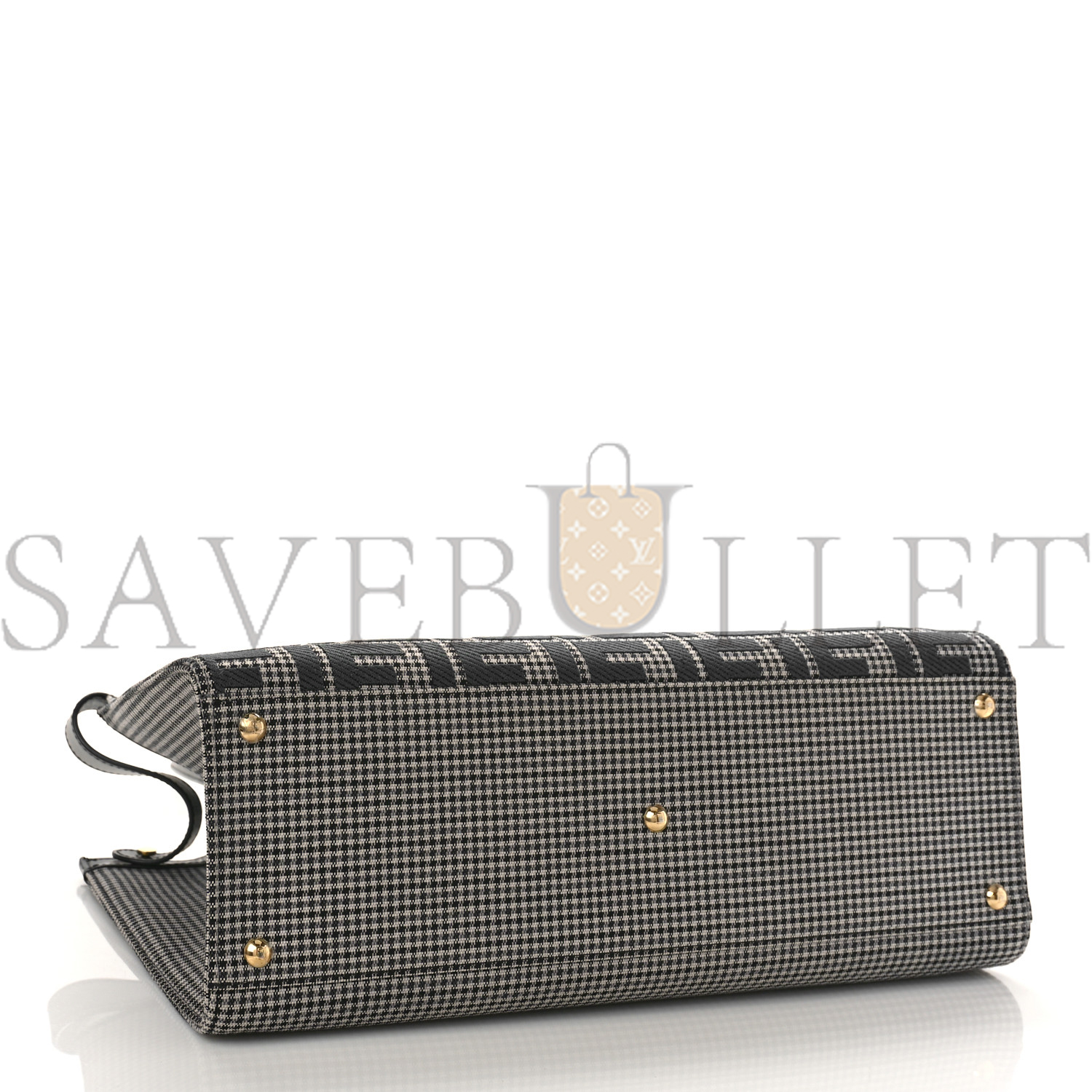 FENDI WOOL VITELLO KING HOUNDSTOOTH FF EMBROIDERED MEDIUM PEEKABOO X-TOTE GRIGIO ANTHRACITE (41*29*16cm) FENDI WOOL VITELLO KING HOUNDSTOOTH FF EMBROIDERED MEDIUM PEEKABOO X-TOTE GRIGIO ANTHRACITE (41*29*16cm)