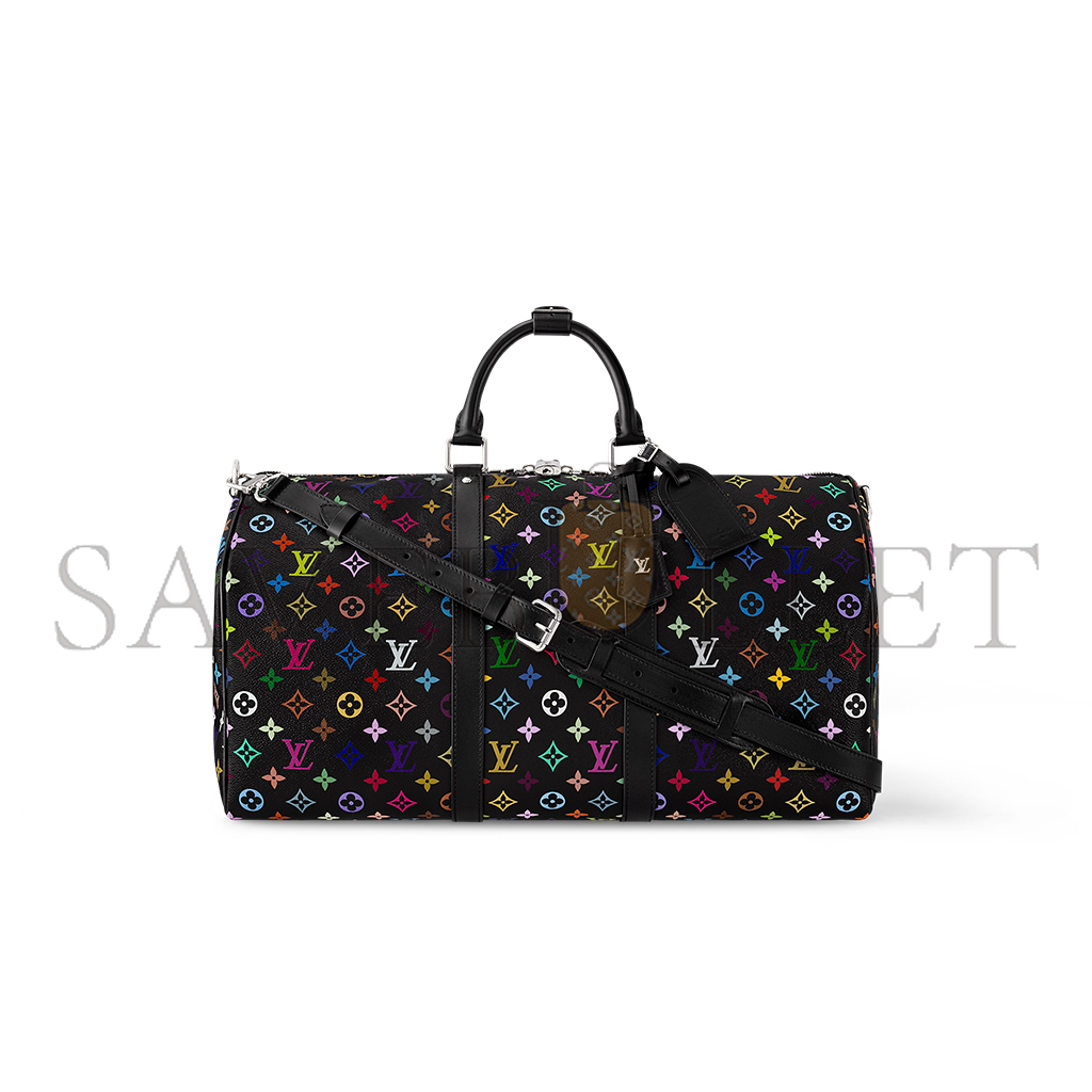 LOUIS VUITTON MURAKAMI LV X TM KEEPALL BANDOULIÈRE 50 M13745 (50*29*23cm) LOUIS VUITTON MURAKAMI LV X TM KEEPALL BANDOULIÈRE 50 M13745 (50*29*23cm)