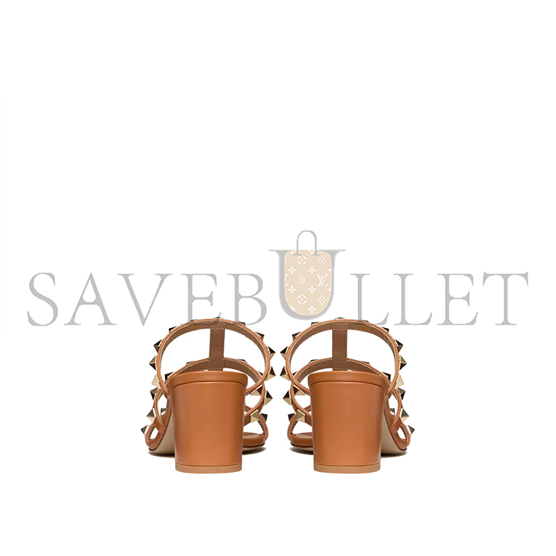 VALENTINO ROCKSTUD CALFSKIN LEATHER SLIDE SANDAL 60 MM 4W2S0C47VOD_KEL VALENTINO ROCKSTUD CALFSKIN LEATHER SLIDE SANDAL 60 MM 4W2S0C47VOD_KEL