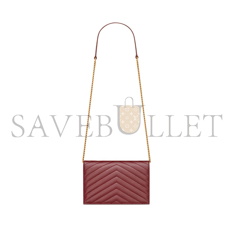 YSL CASSANDRE ENVELOPE CHAIN WALLET IN LAMBSKIN 742920AAA446592 (19*12.5*3.5cm) YSL CASSANDRE ENVELOPE CHAIN WALLET IN LAMBSKIN 742920AAA446592 (19*12.5*3.5cm)