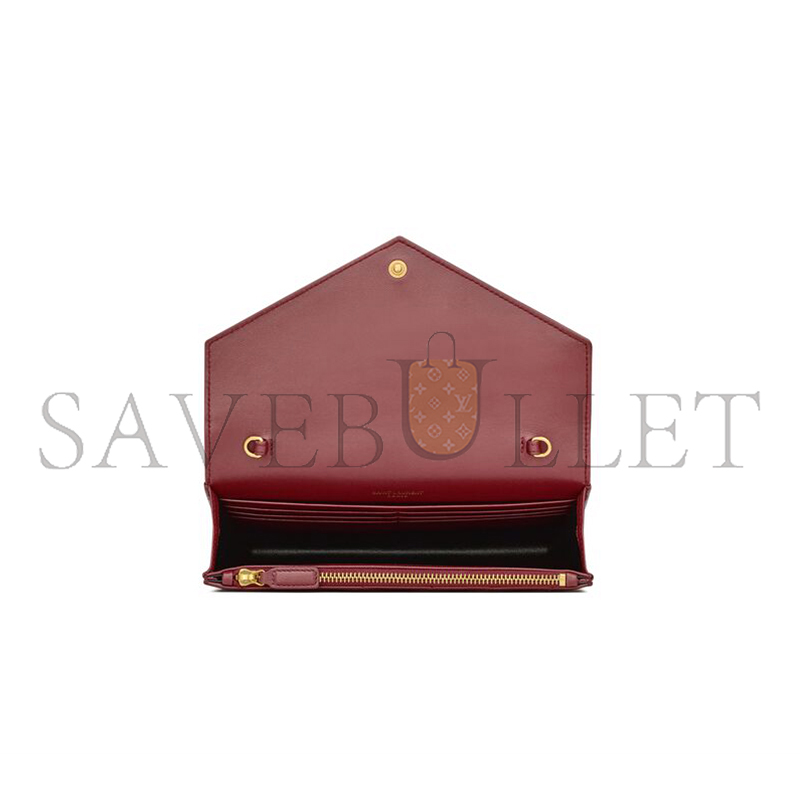 YSL CASSANDRE ENVELOPE CHAIN WALLET IN LAMBSKIN 742920AAA446592 (19*12.5*3.5cm) YSL CASSANDRE ENVELOPE CHAIN WALLET IN LAMBSKIN 742920AAA446592 (19*12.5*3.5cm)