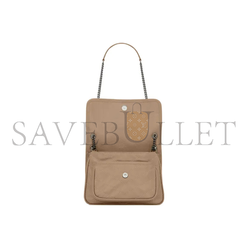 YSL NIKI BABY IN VINTAGE LEATHER 6331601YG042826 (21*16*7.5cm)