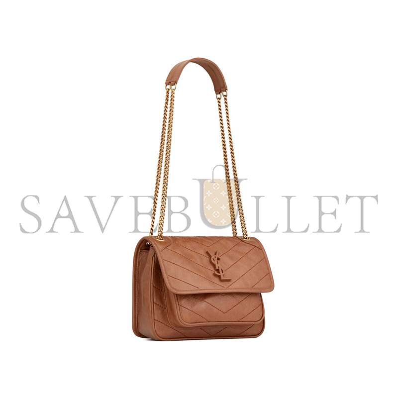 YSL NIKI BABY IN VINTAGE LEATHER 6331601YG072522 (21*16*7.5cm) YSL NIKI BABY IN VINTAGE LEATHER 6331601YG072522 (21*16*7.5cm)
