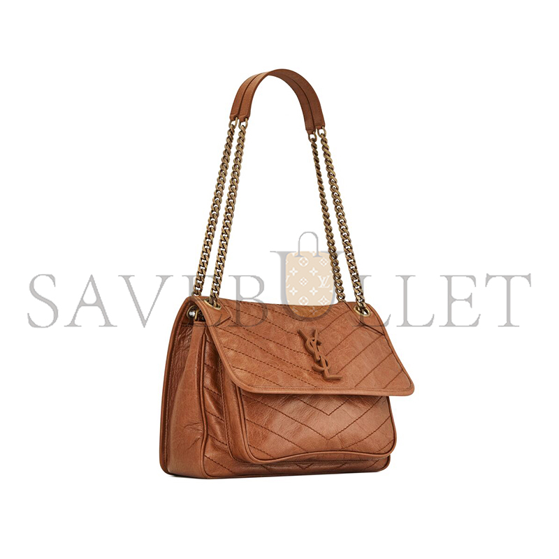 YSL NIKI MEDIUM IN VINTAGE LEATHER 6331581YG072522 (28*20*8.5cm) YSL NIKI MEDIUM IN VINTAGE LEATHER 6331581YG072522 (28*20*8.5cm)