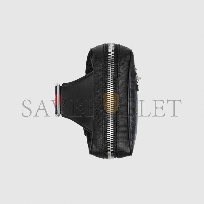 GUCCI GG BLACK BELT BAG 478325 (27*17*8.5cm) GUCCI GG BLACK BELT BAG 478325 (27*17*8.5cm)