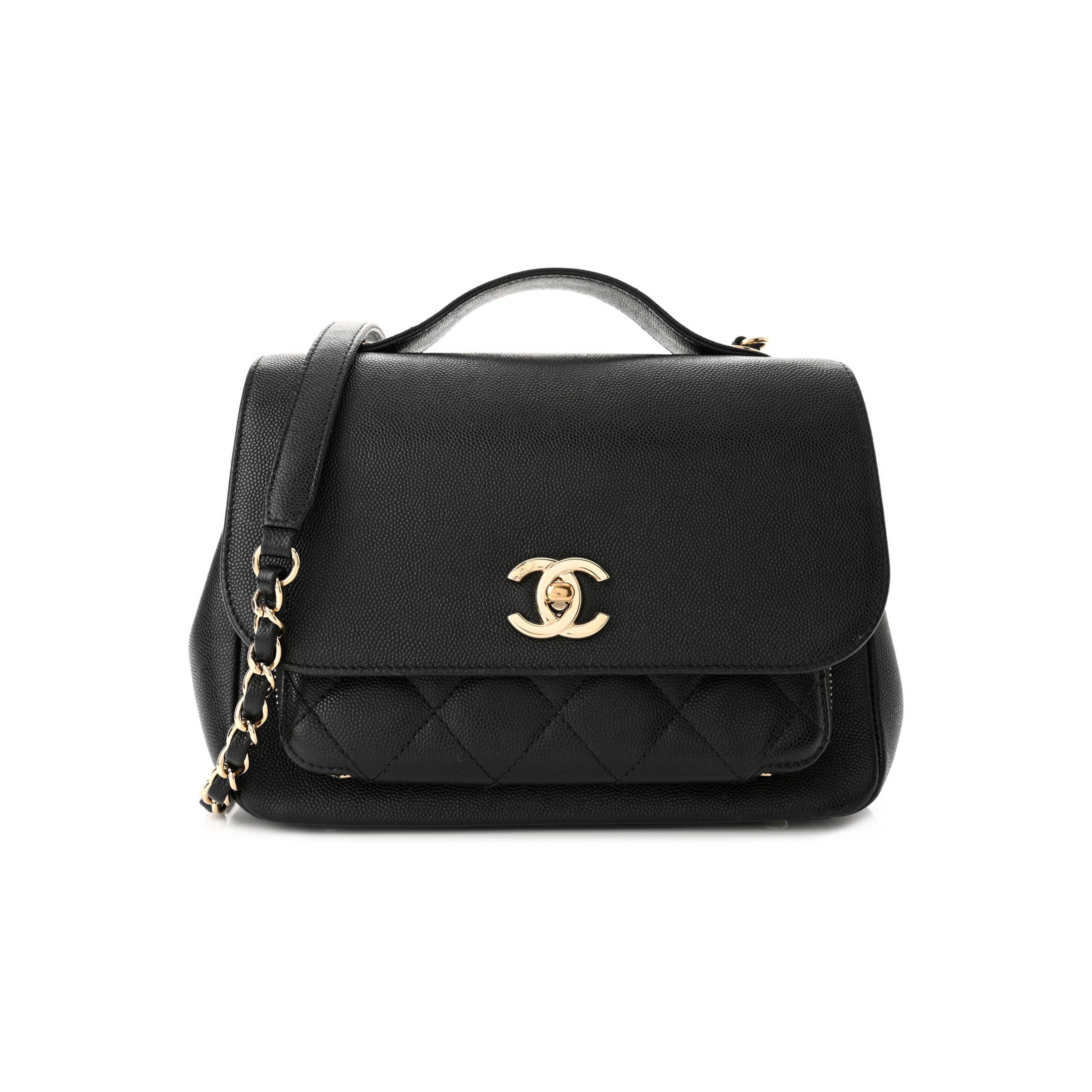 CHANEL CAVIAR QUILTED MEDIUM BUSINESS AFFINITY FLAP BLACK ROSE GOLD HARDWARE (22*17*7cm) CHANEL CAVIAR QUILTED MEDIUM BUSINESS AFFINITY FLAP BLACK ROSE GOLD HARDWARE (22*17*7cm)