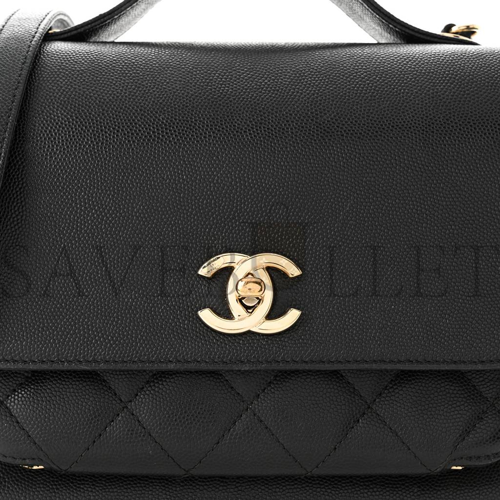 CHANEL CAVIAR QUILTED MEDIUM BUSINESS AFFINITY FLAP BLACK ROSE GOLD HARDWARE (22*17*7cm) CHANEL CAVIAR QUILTED MEDIUM BUSINESS AFFINITY FLAP BLACK ROSE GOLD HARDWARE (22*17*7cm)