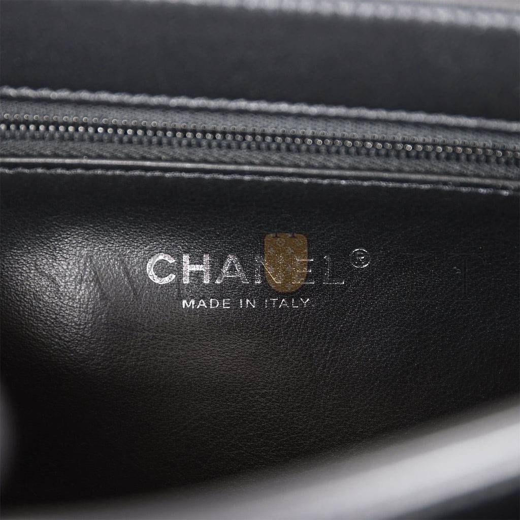 CHANEL LARGE TRENDY CC BAG SO BLACK LAMBSKIN BLACK HARDWARE (25*17*12cm) CHANEL LARGE TRENDY CC BAG SO BLACK LAMBSKIN BLACK HARDWARE (25*17*12cm)