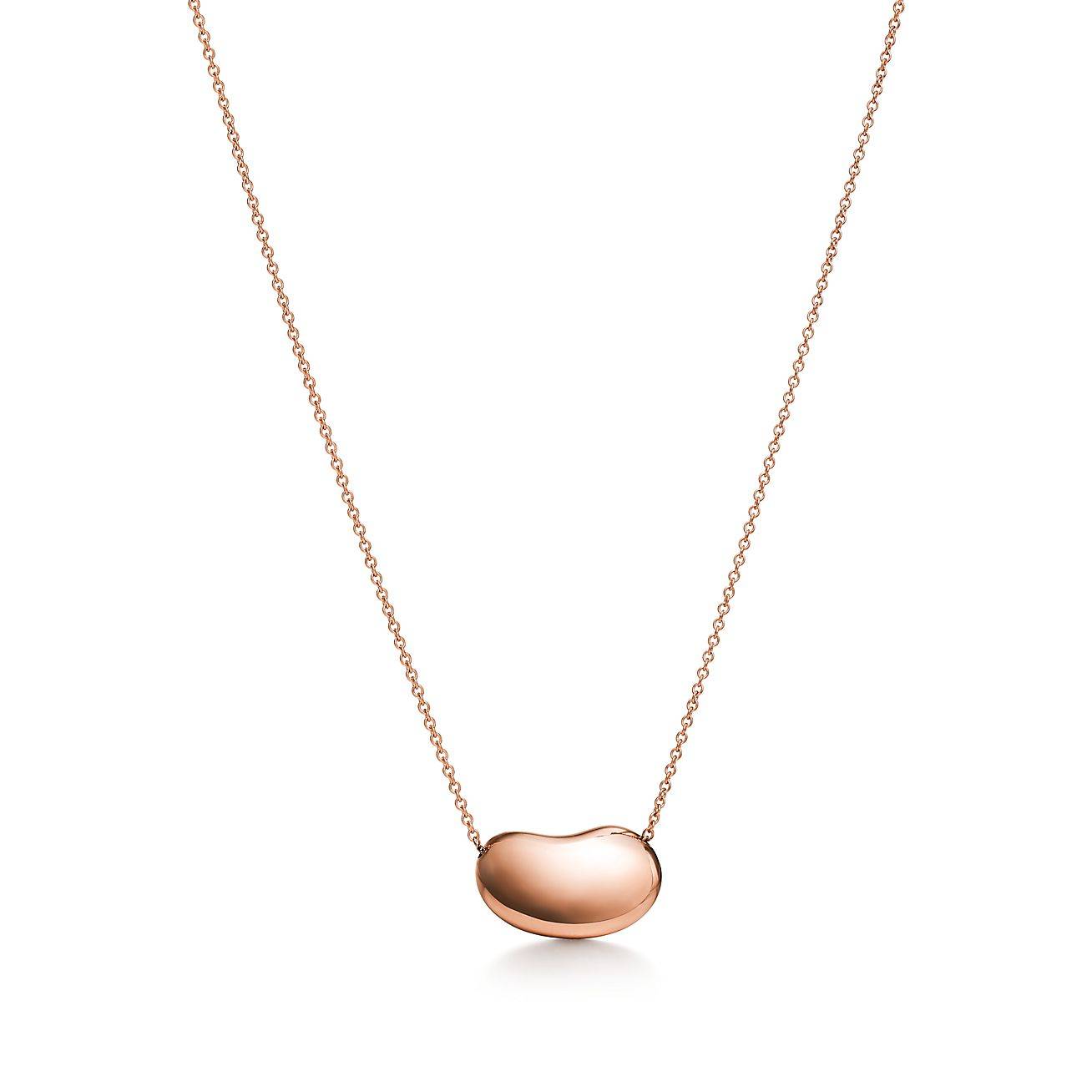 TIFFANY ELSA PERETTI® BEAN® DESIGN PENDANT IN ROSE GOLD, 18 MM