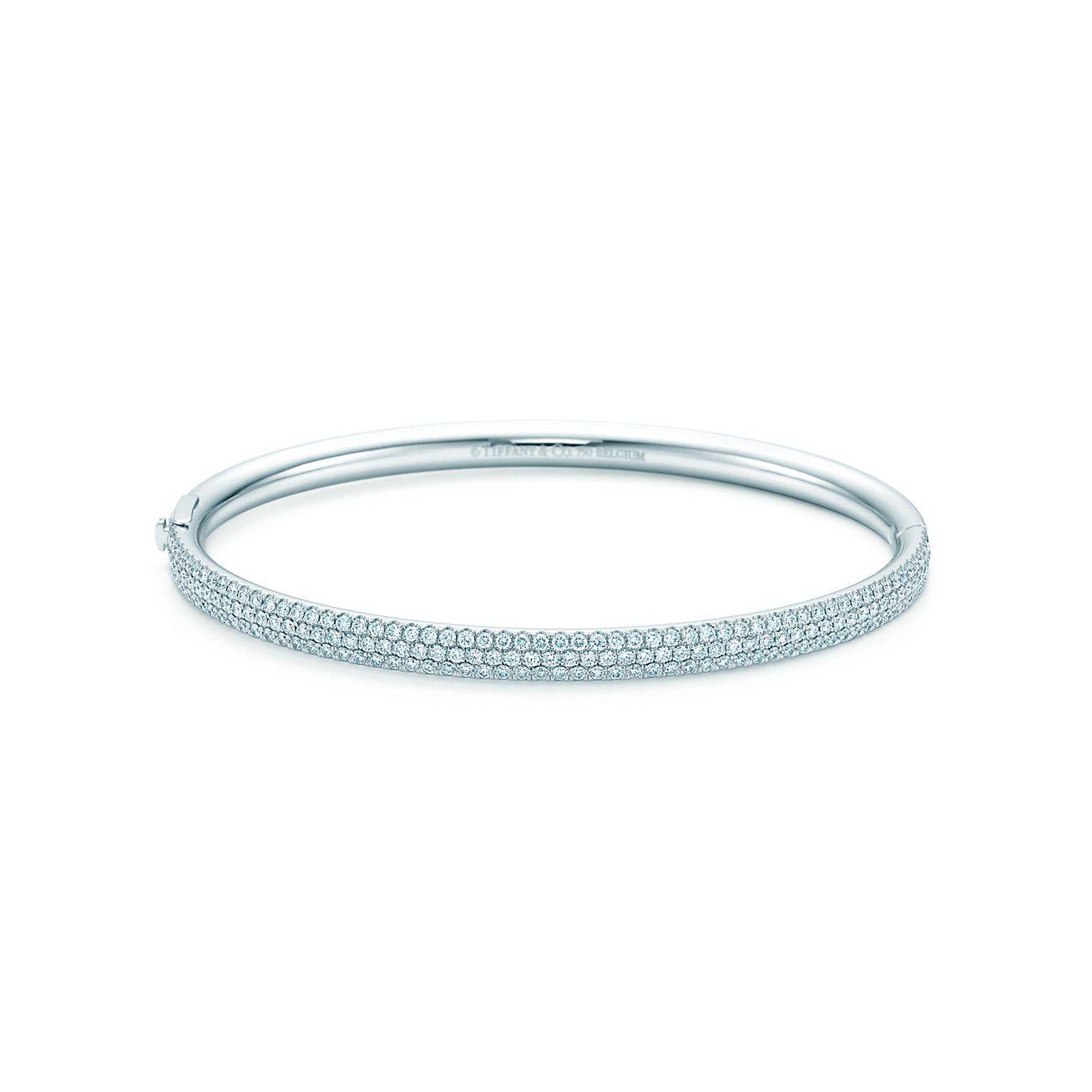 TIFFANY METRO THREE-ROW HINGED BANGLE