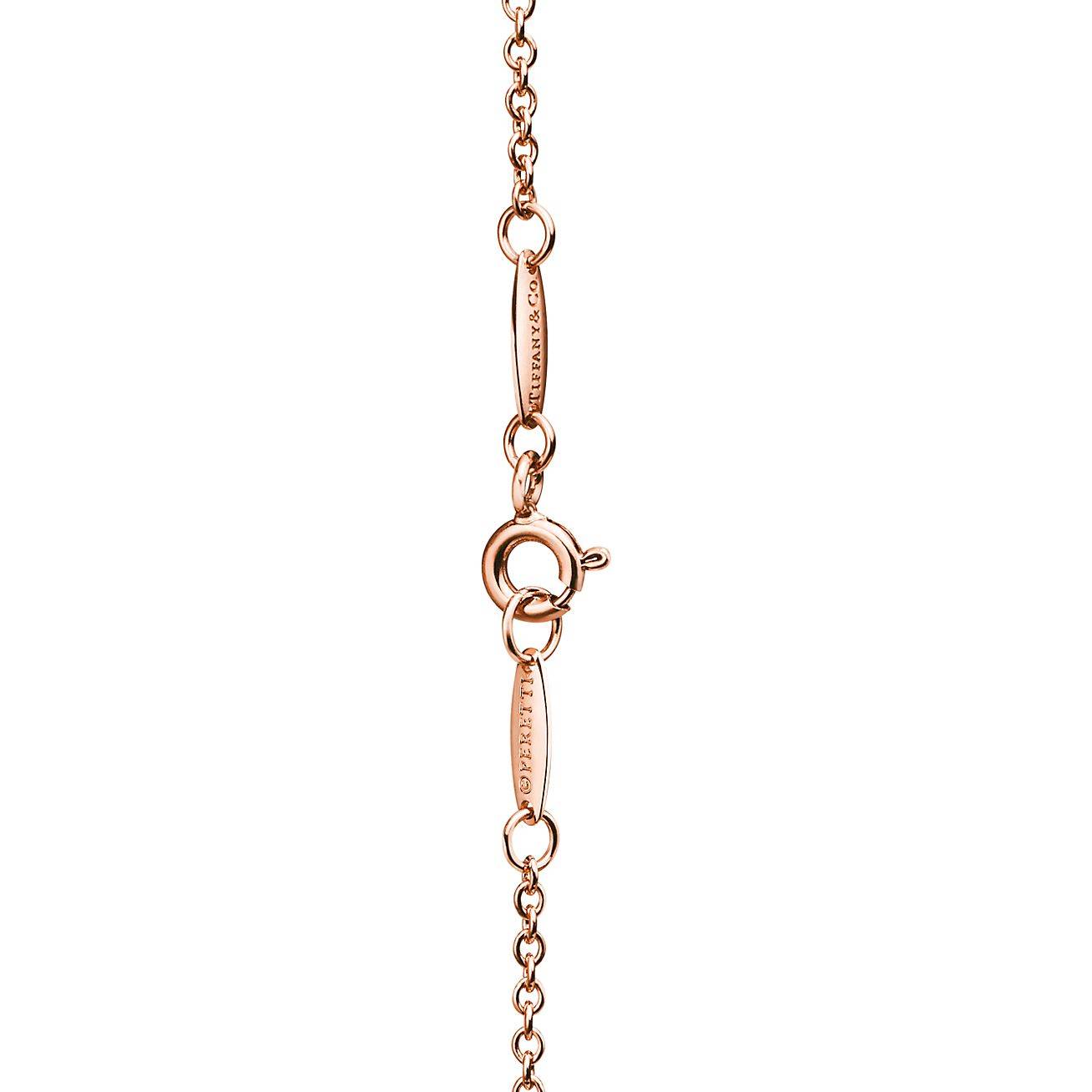 TIFFANY ELSA PERETTI® BEAN® DESIGN BRACELET IN ROSE GOLD, 9 MM