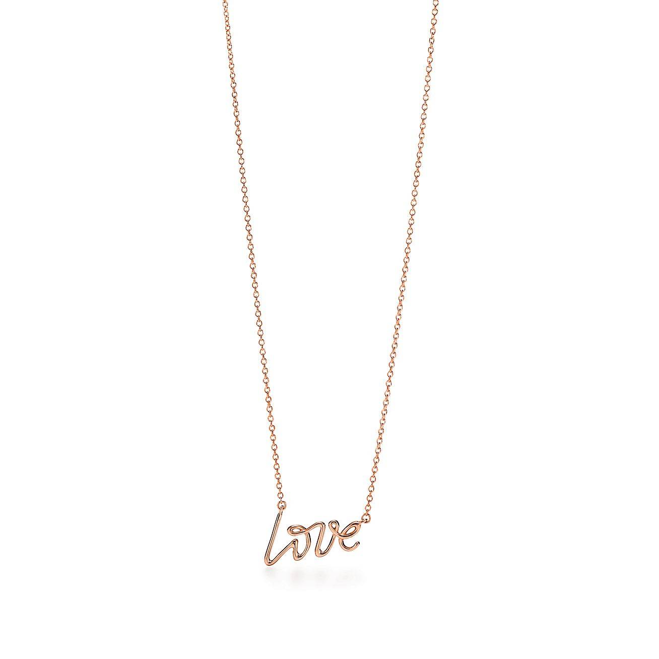 TIFFANY  PALOMAS GRAFFITI LOVE PENDANT