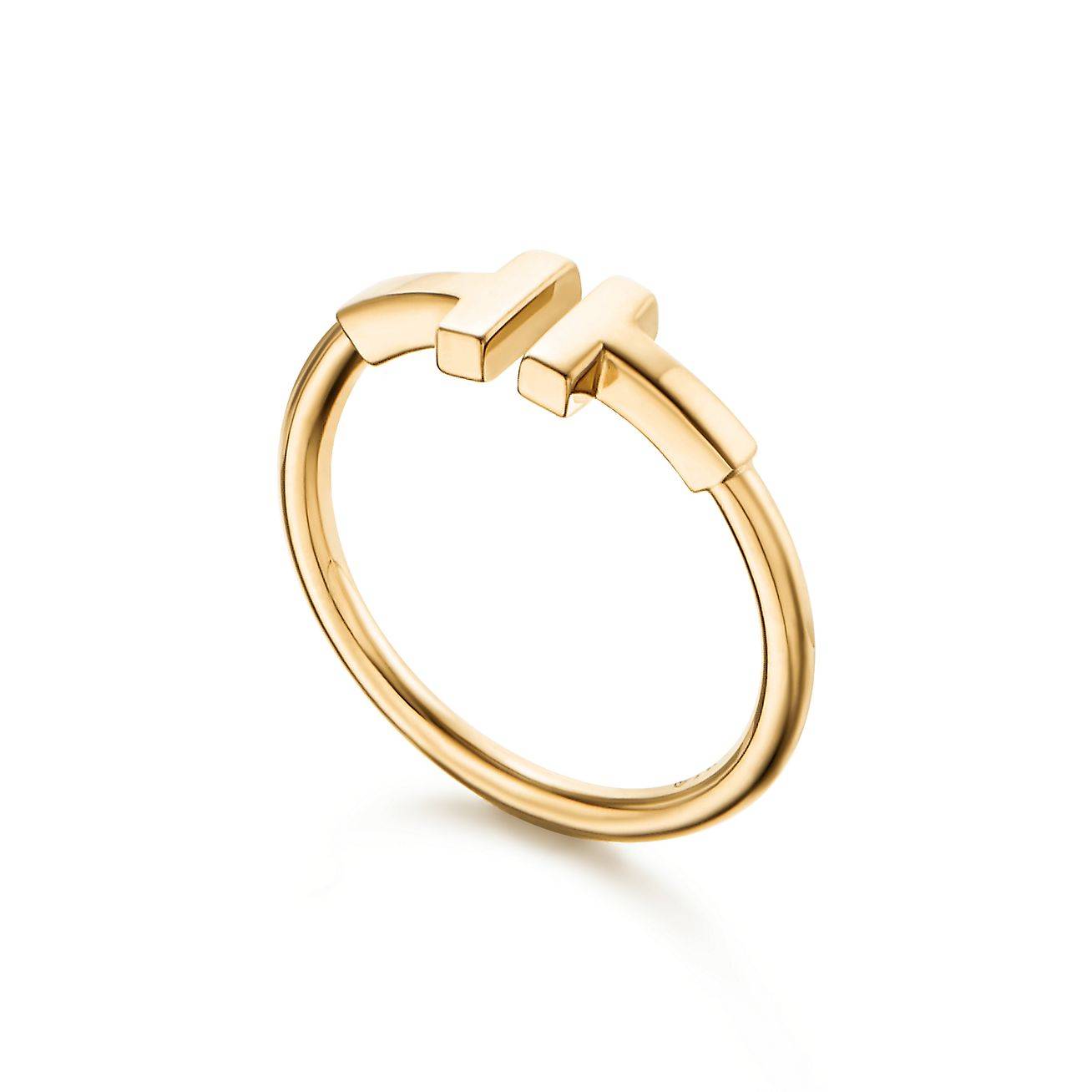 TIFFANY T WIRE RING IN 18K GOLD