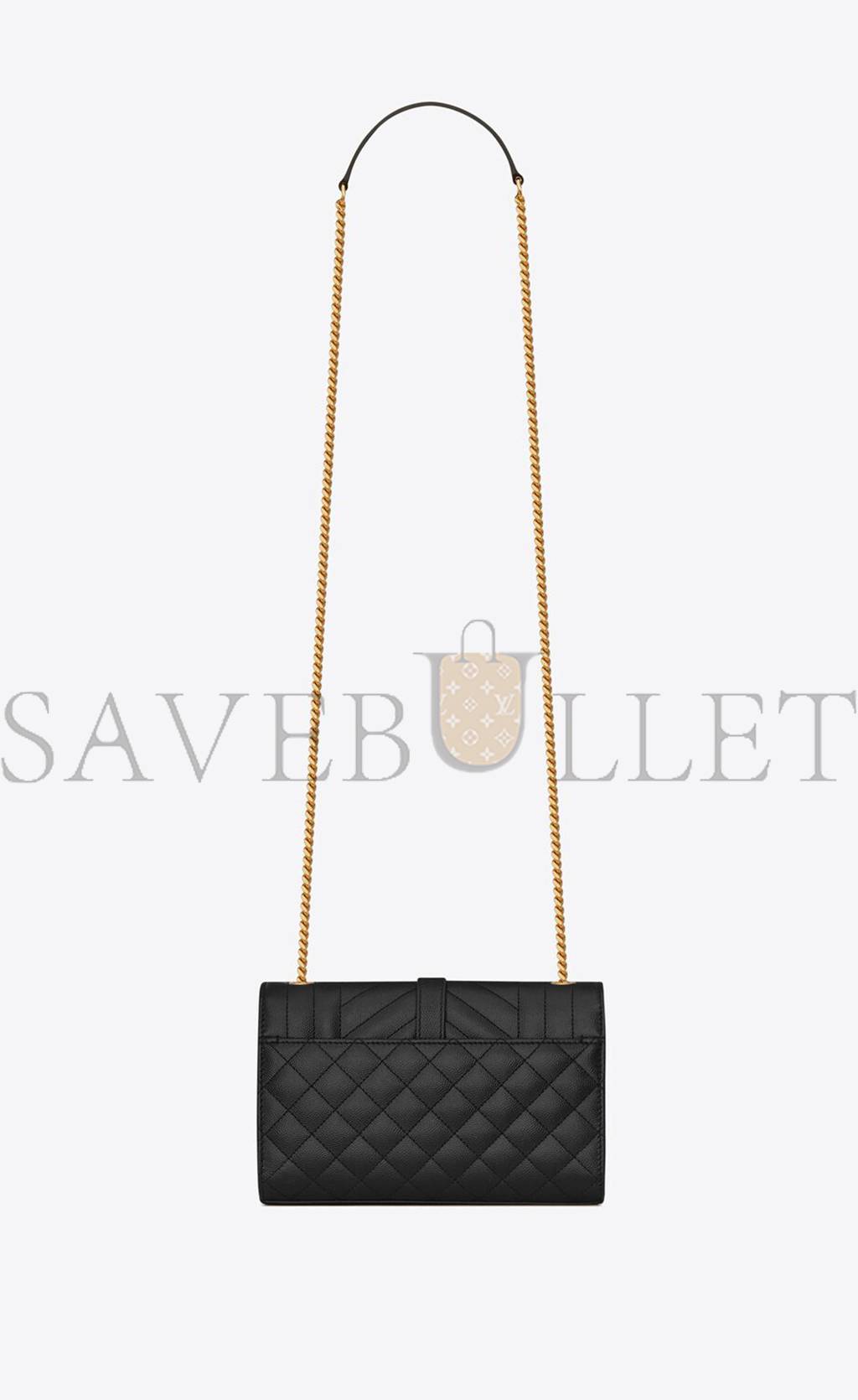YSL ENVELOPE SMALL BAG IN MIX MATELASSÉ GRAIN DE POUDRE EMBOSSED LEAT 600195BOW911000 (21*13*6cm) YSL ENVELOPE SMALL BAG IN MIX MATELASSÉ GRAIN DE POUDRE EMBOSSED LEAT 600195BOW911000 (21*13*6cm)