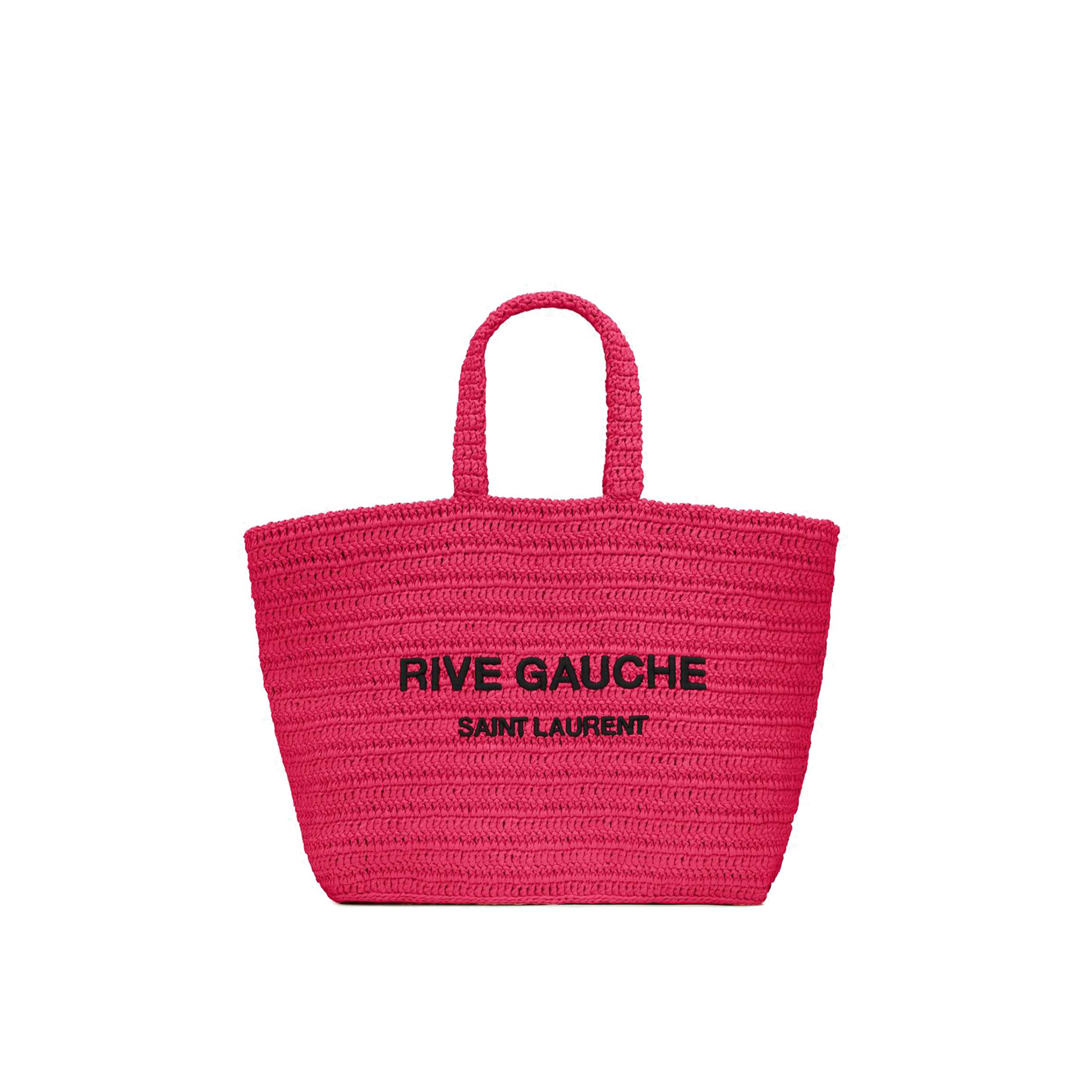 YSL RIVE GAUCHE SUPPLE IN RAFFIA CROCHET 688864GAAA15693 (38*35*14.5cm) YSL RIVE GAUCHE SUPPLE IN RAFFIA CROCHET 688864GAAA15693 (38*35*14.5cm)