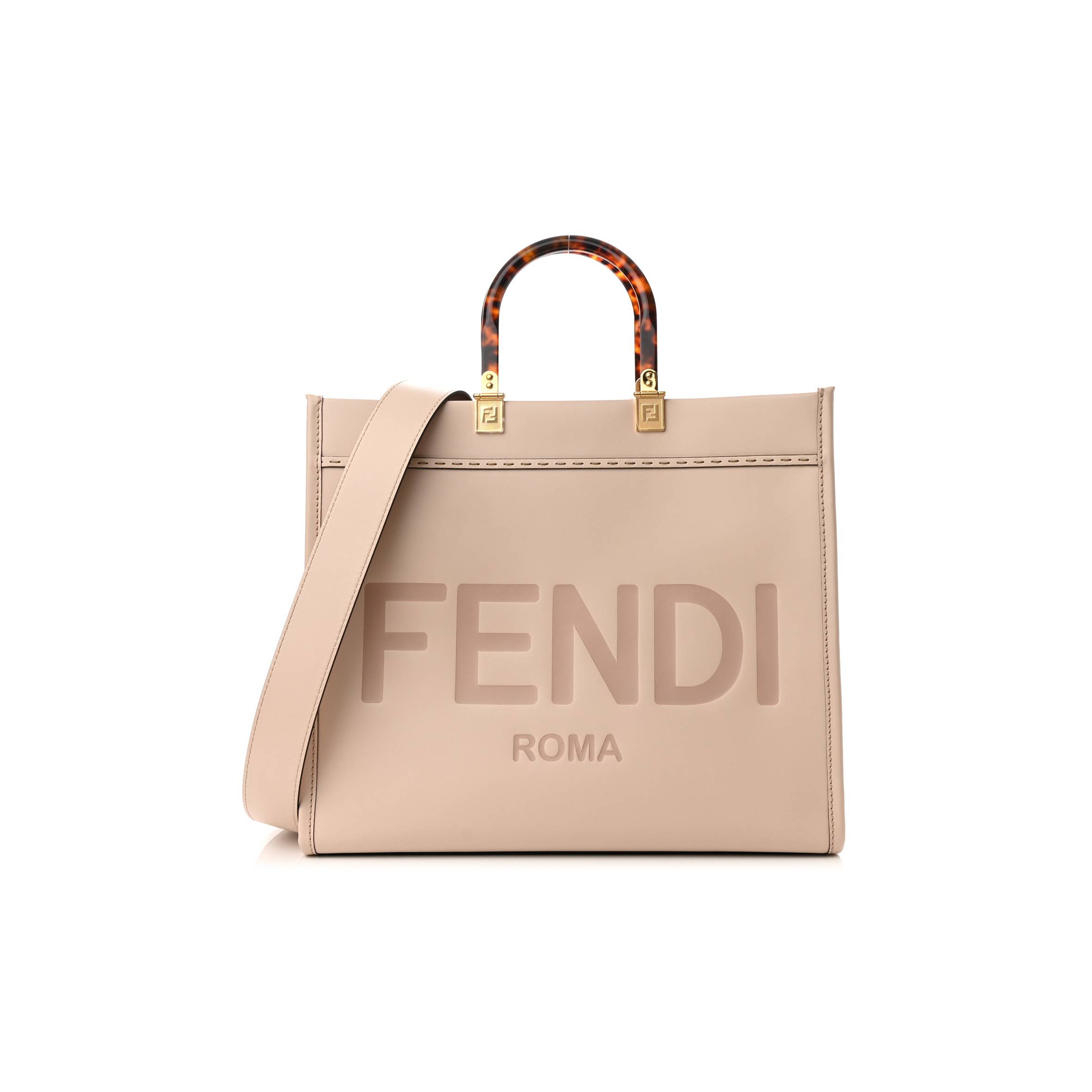 FENDI VITELLO KING PLEXIGLASS MEDIUM FENDI SUNSHINE SHOPPER TOTE LIGHT ROSE (36*31*15cm) FENDI VITELLO KING PLEXIGLASS MEDIUM FENDI SUNSHINE SHOPPER TOTE LIGHT ROSE (36*31*15cm)